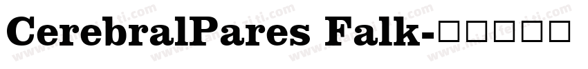 CerebralPares Falk字体转换
